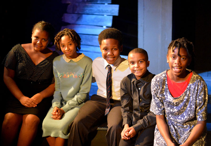 The kids in The Color Purple