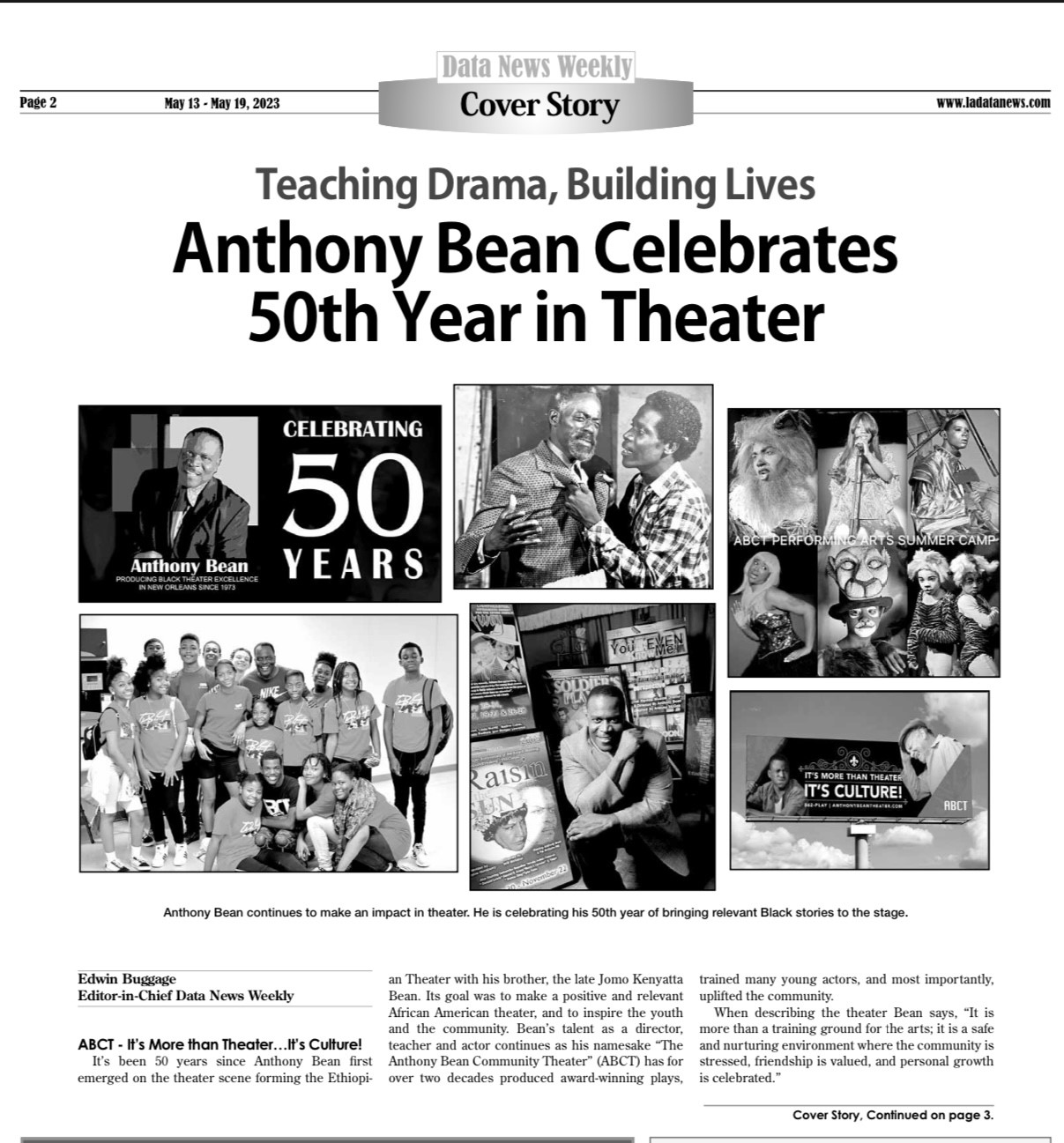 The Life and Legacy of Anthony Bean
